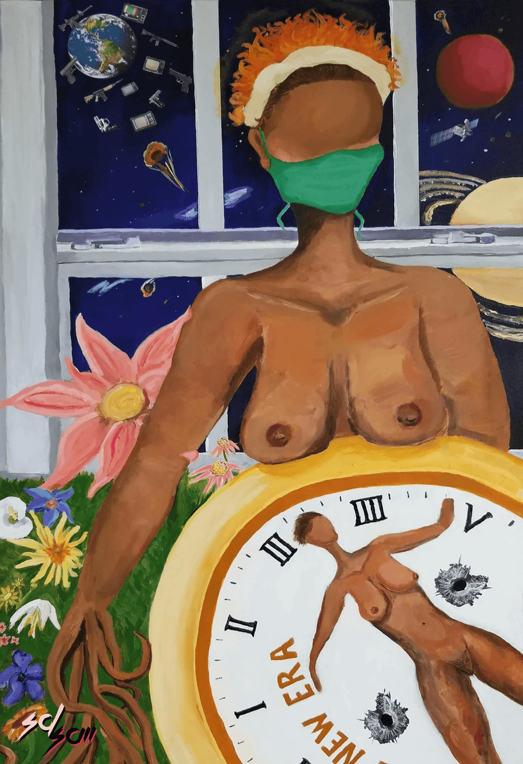 She Stands Against Time
