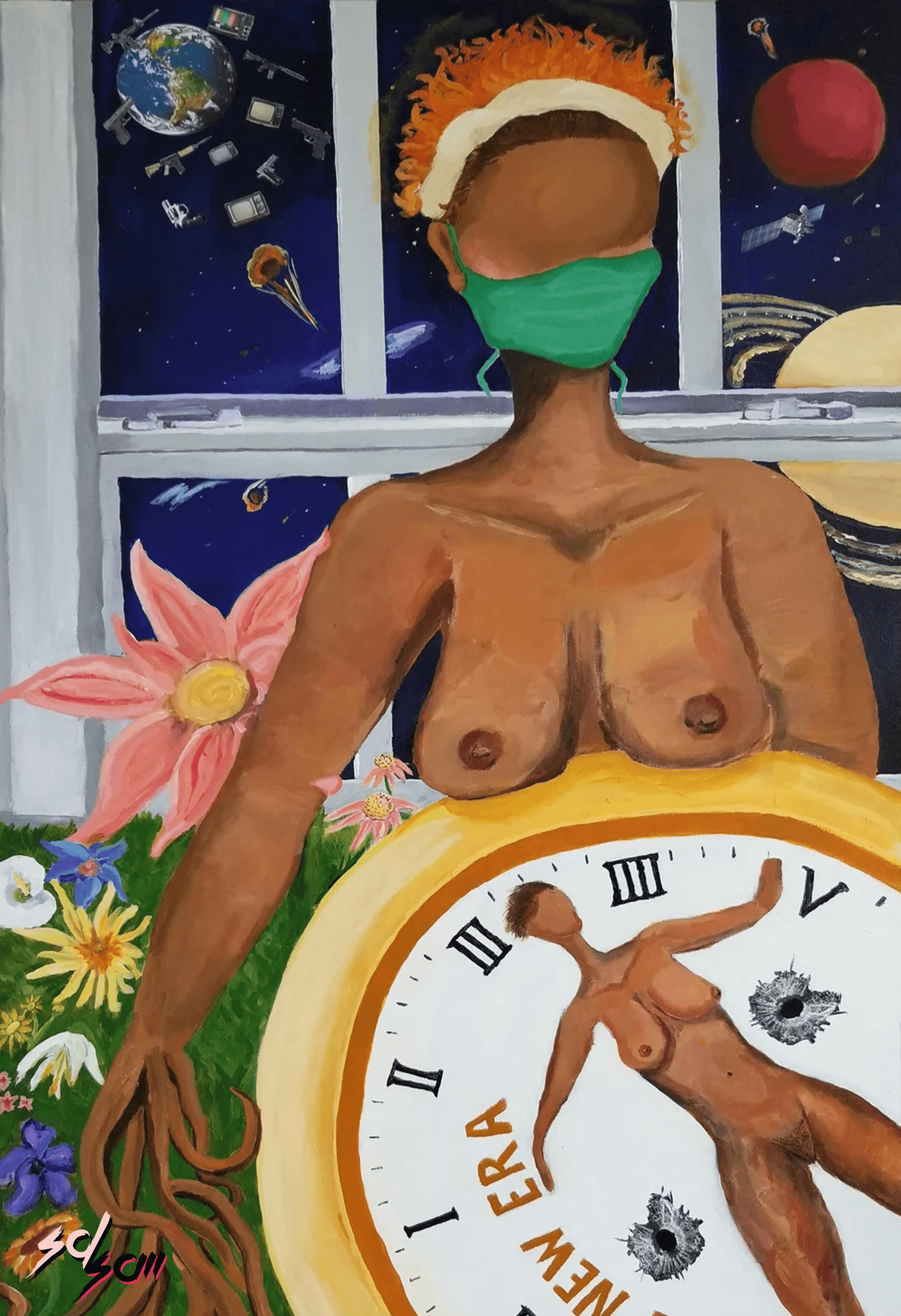 She Stands Against Time